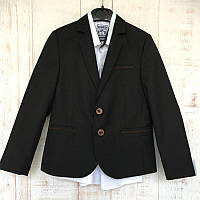 Шкільний піджак для хлопчика "Престиж" (0562), Промателье 140 р. Чорний