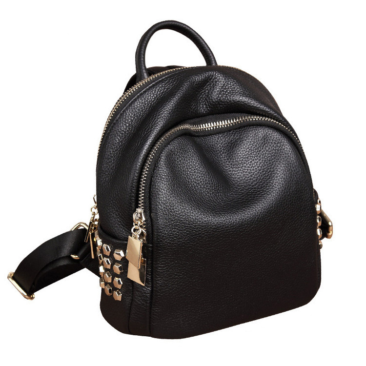Модний рюкзак міський жіночий, розмір L Чорний, фото 1