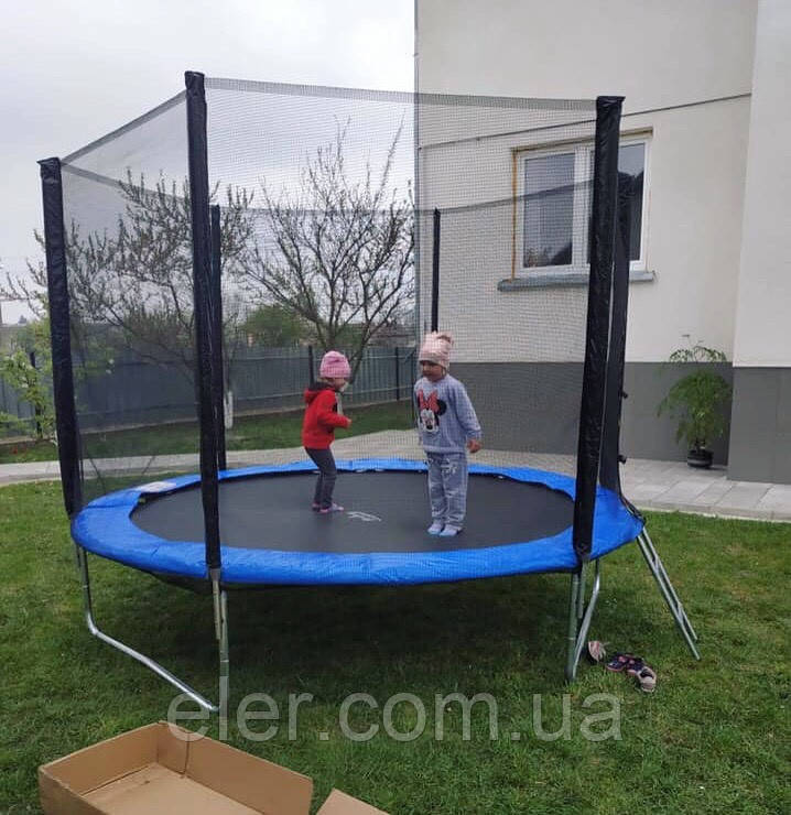 Батут FunFit 312 см на 150 кг. Нові батути з Польщі, фото 1