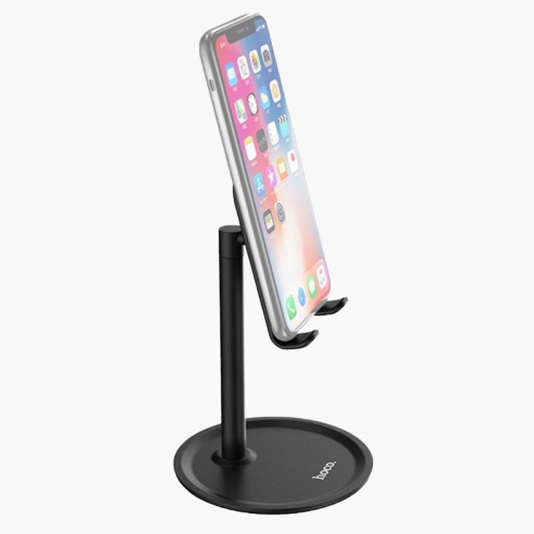 Підставка для смартфону чи планшета Hoco PH15 Aluminium Alloy Table Stand Black, фото 1