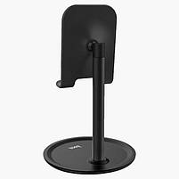 Підставка для смартфону чи планшета Hoco PH15 Aluminium Alloy Table Stand Black, фото 3