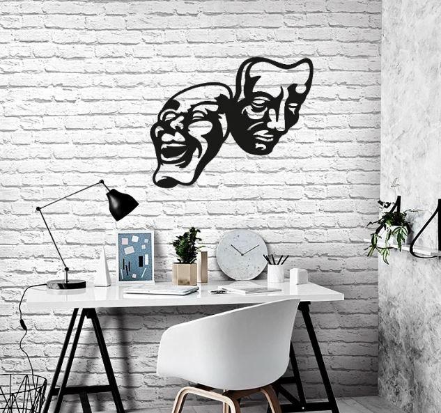 КАРТИНА З ДЕРІВА "МАСКИ", фото 1