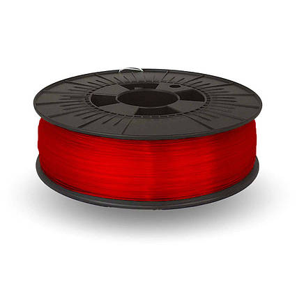 CoPET (PETg) пластик для 3D друку.  1.75 мм.  0.75 кг.  3dplast Червоний