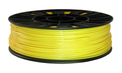 CoPET (PETg) пластик для 3D друку.  1.75 мм.  0.75 кг.  3dplast Жовтий
