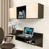 Навесной компьютерный стол Comfy-Home AirTable X1 Kit, Венге