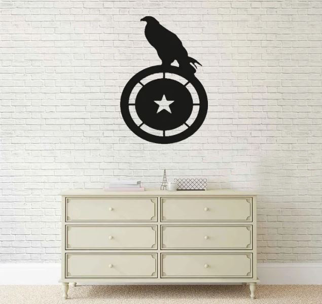 КАРТИНА З ДЕРЕВА "КАПІТАН АМЕРИКА", фото 1