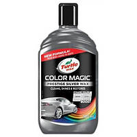 Цветной полироль для кузова Turtle Wax Color Magic Jet Silver Wax 500 мл