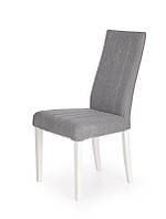 Стілець DIEGO сірий (білі ніжки) Inari 91 (Halmar)