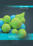 Зошит для записів SPHERE, А4, 80арк., клітинка, картонна обкладинка, Артикул: BM.24452101