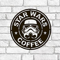 КартиНА З ДЕРІВА "STAR WARS COFFEE"
