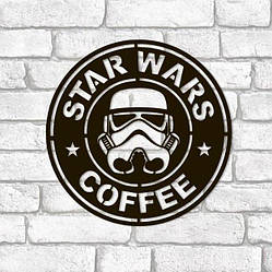 КартиНА З ДЕРІВА "STAR WARS COFFEE"