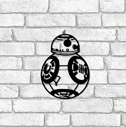 КАРТИНА З ДЕРІВА "РОБОТ BB-8"
