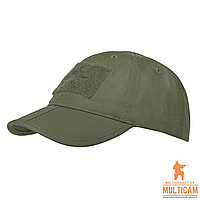 Бейсболка складывающаяся Helikon-Tex® Baseball FOLDING Cap® - PolyCotton Ripstop - Olive Green