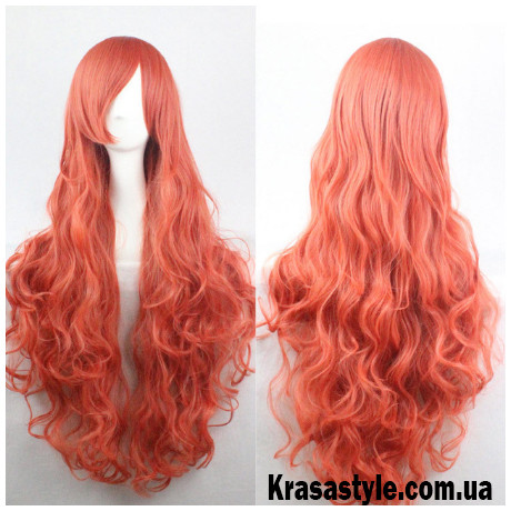 Реалістична перука ~ 80 см Світло-червоний