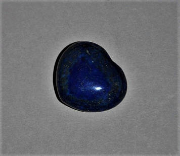 Сувенірний камінь Лазурит у формі серця 37х40(+-)мм