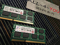 Оперативна пам`ять Transcend DDR3 4GB SO-DIMM PC3 10600S  1333mHz Intel/AMD