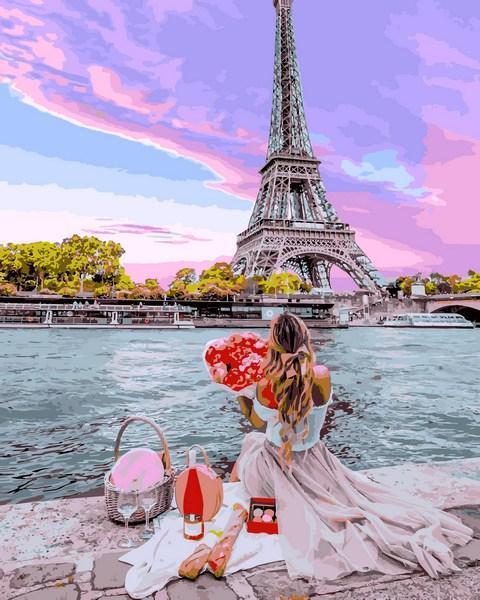 Картина за номерами 40х50 см. Babylon Побачення в Парижі (VP 1237), фото 1