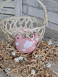 Курочка - пасхальна підвіска ручної роботи, для великоднього віночка, для корзини, фото 6
