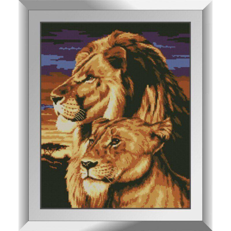 31150 Лев и левиця Набір діамантової мозаїки