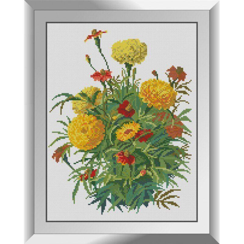 31161 Чорнобривці Набір діамантової мозаїки