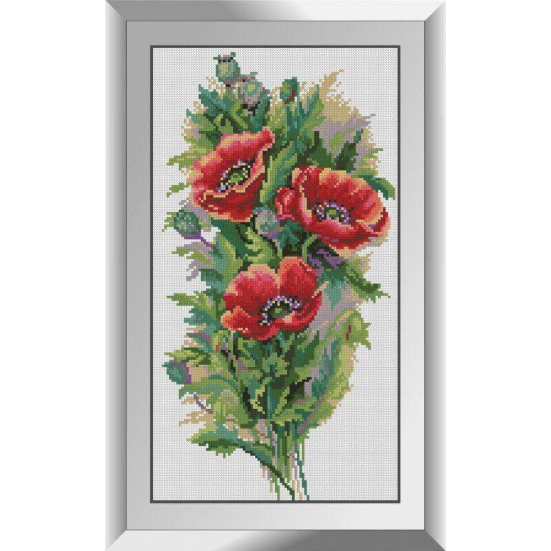 31222 Розпустилися маки Набір алмазної мозаїки