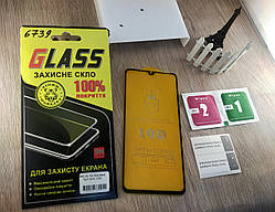 10D full glue захисне скло для Xiaomi Mi 9 Lite (black) повне проклеювання