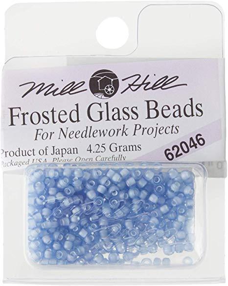 Бисер Mill Hill 62046 Frosted Pale Blue Frosted Glass Beads