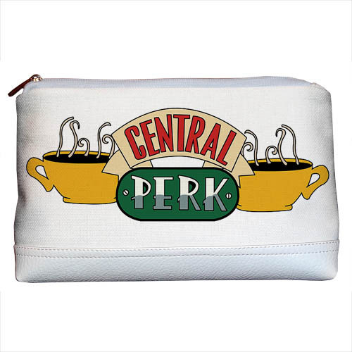 Косметичка дорожня жіноча Lovely Central perk 26x15x8 см (KK_20F001_WH), фото 1