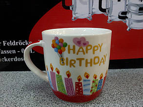 Чашка порцеляна "Happy birthday" 320мл