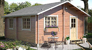 Модульний садовий будиночок 5,0x5,7м Gartenhäuser-06