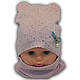 ОПТ Комплект дитячий шапка і шарф хомут весняний р. 42-44 (5шт/упаковка), фото 2