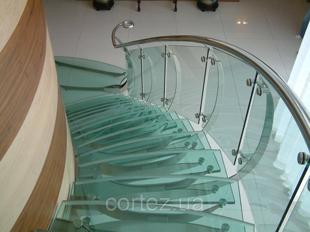 Стеклянные ступени для лестниц - фото 10 - id-p1130426242