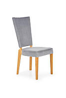 Стілець ROIS сірий (ніжки дуб медовий) (Halmar)