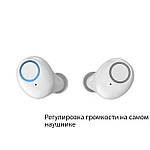 Бездротові навушники блютуз навушники bluetooth гарнітура 5.0 Wi-pods K10 навушники з мікрофоном рожеві, фото 5