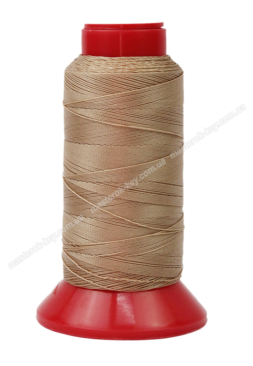 Нитка швейна, навзуттєва TYTAN N60 887 колір бежевий 500 м. Туреччина, фото 1