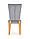 Стілець ROIS сірий (ніжки дуб медовий) (Halmar), фото 8