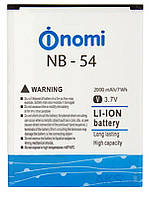 Аккумулятор АКБ Nomi NB-54 для Nomi i504 Dream (Li-ion 3.7V 2000mAh) Оригинал Китай