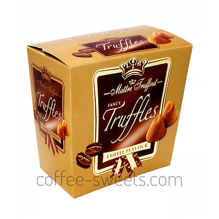 Цукерки трюфелі Maitre Truffout Truffles зі смаком кави 200g, фото 1