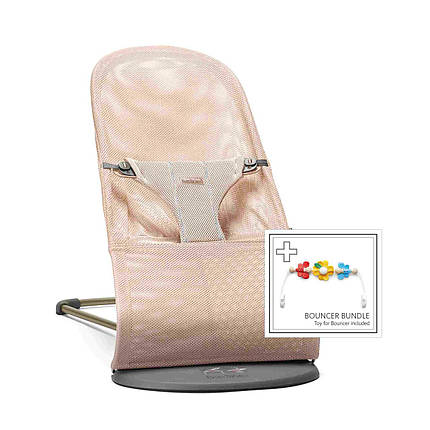 Кресло-шезлонг BabyBjorn BOUNCER BLISS MESH+TOY, фото 2
