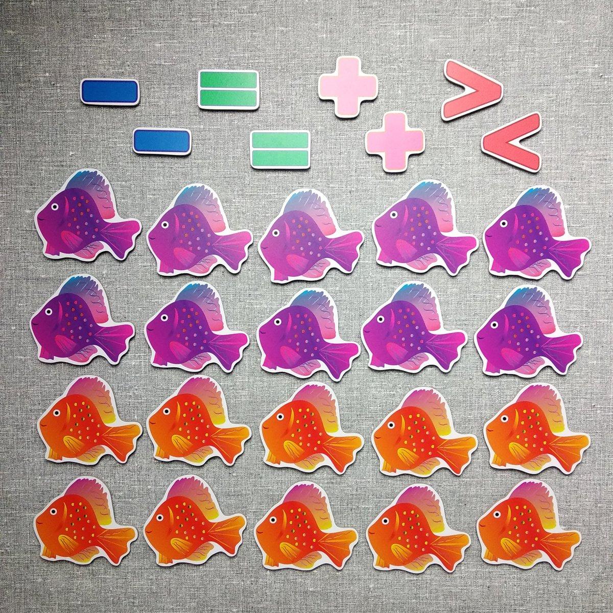 Набір навчальних магнітів Рибки