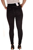 Черные скинни джинсы оптом Premium 4286  (лот 12шт по 16Є) 3