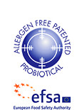 Allergen free patented Probiotical, tested ESFA