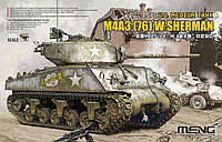 U. S. Medium Tank M4A3(76) W Sherman. Сборная модель танка в масштабе 1/35. MENG MODEL TS-043