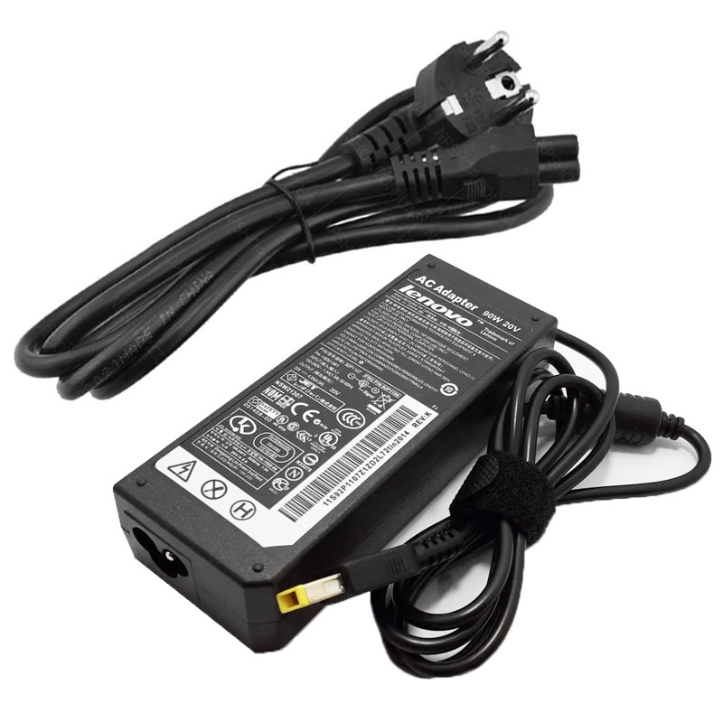 Зарядное устройство для ноутбука Lenovo 90W 20V 4.5A (прямоугольный ...