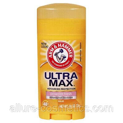 Твердий дезодорант Arm & Hammer Ultra Max Antiperspirant & Deodorant Invisible Solid Powder fresh 73 гр, фото 1