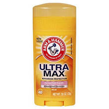 Твердий дезодорант Arm & Hammer Ultra Max Antiperspirant&Doodorant Invisible Solid Powder fresh 73 гр