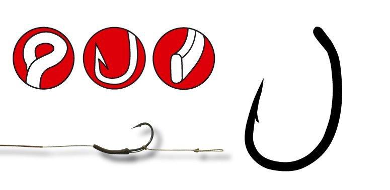 Гачки Gamakatsu G-Carp Super Rig Hook Black №2 - 10 шт