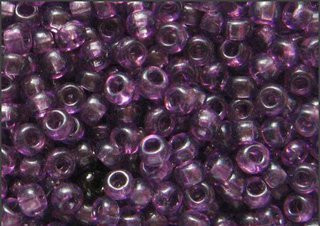 Бісер Preciosa Чехія №20060 1г, фіолетовий, прозорий
