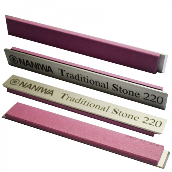 Абразивний точильний камінь для заточування NANIWA Traditional Stone на бланку 150х20х5мм, 200 grit