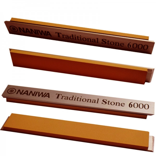 Абразивний точильний камінь для заточування NANIWA Traditional Stone на бланку 150х20х5мм, 6000 grit